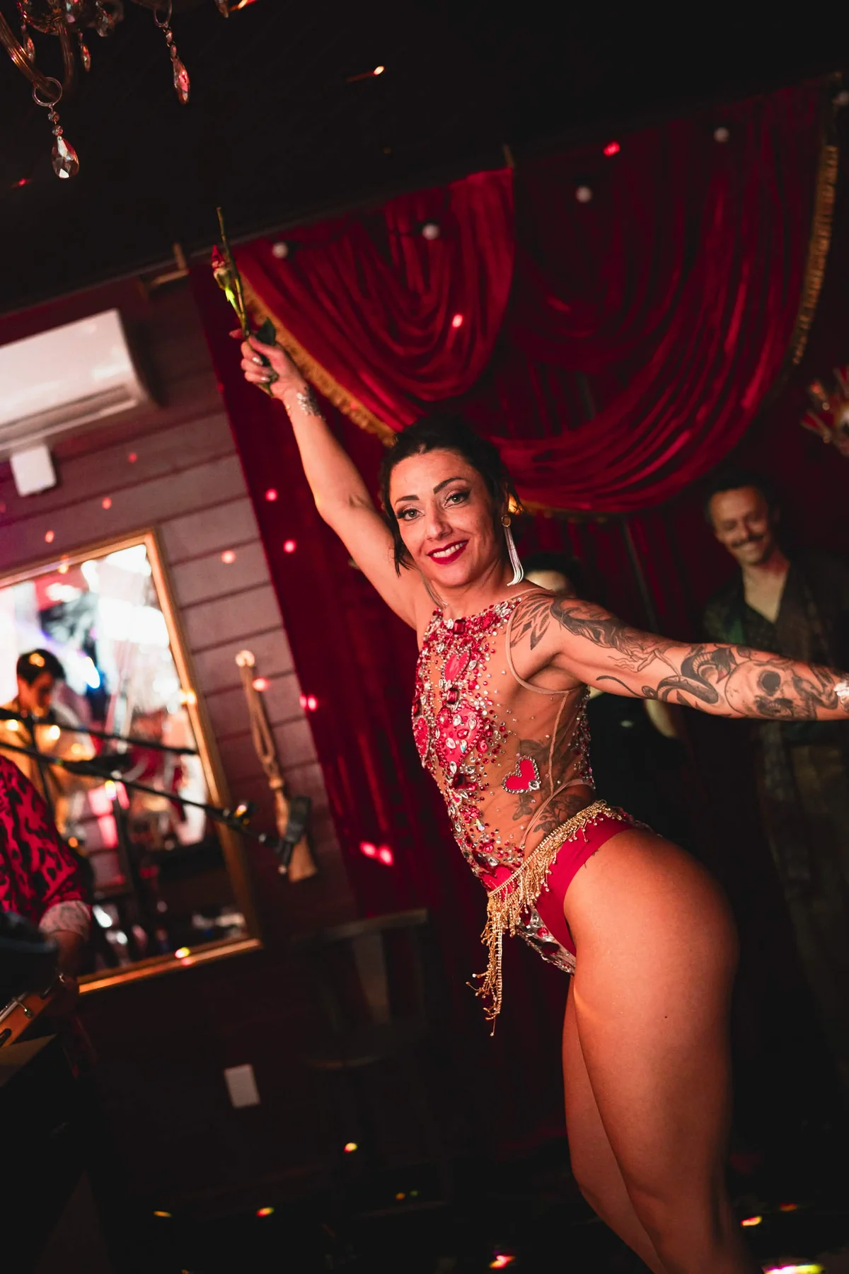 Dance performance at Cabaret Le Luxe